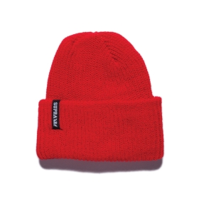 Příslušenství Klobouky Supra PRESIDIO BEANIE Červené | CZ-21458